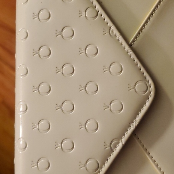 Pandora White Embossed Clutch Wristlet - Picture 3 of 8